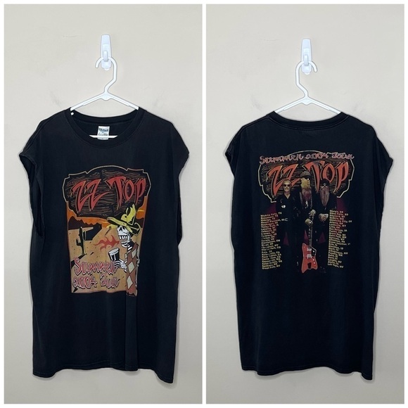 Gildan Other - ZZ Top 2004 Concert Band T Shirt Double Sided